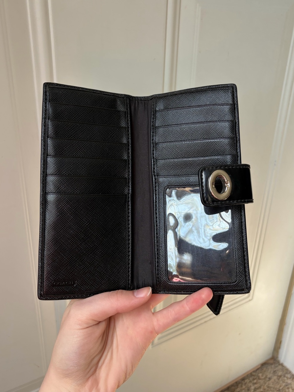 Coach Signature Slim Turnlock Wallet π - Picture 5 of 7